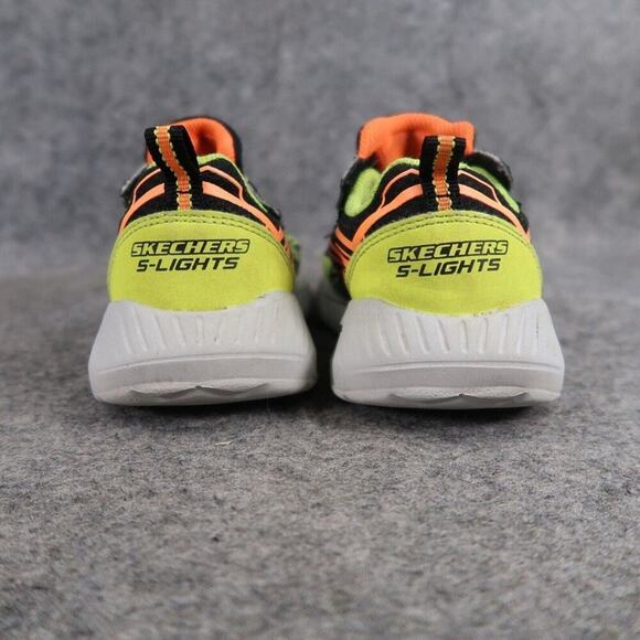 Skechers Shoes Kids 8 Athletic Magna Light Up Slip On Trainer Sneakers Toddler - Picture 6 of 12